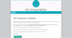 Desktop Screenshot of dinkiropraktor.se