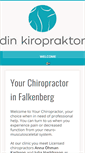 Mobile Screenshot of dinkiropraktor.se