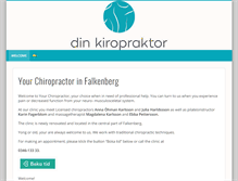 Tablet Screenshot of dinkiropraktor.se
